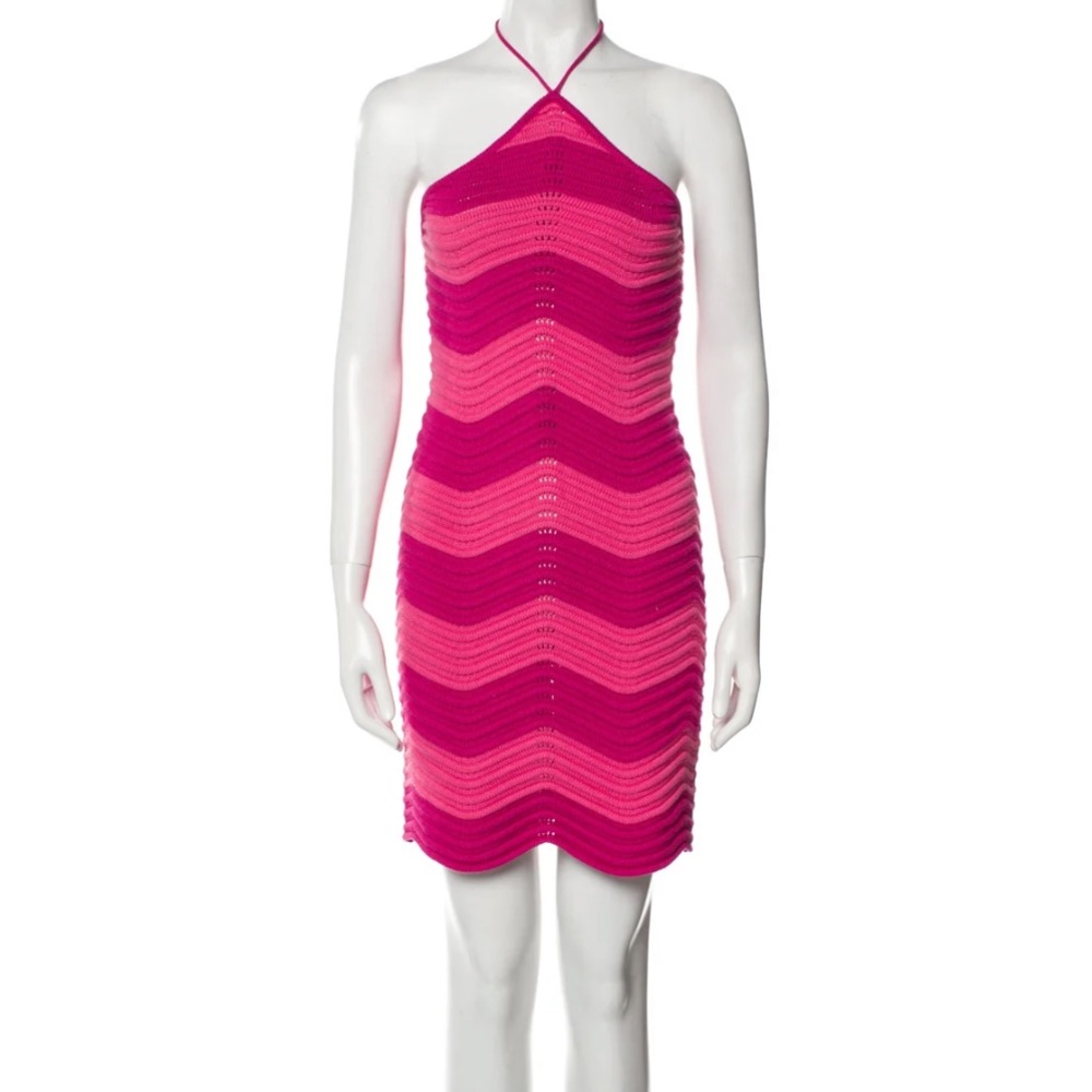 REFORMATION Halterneck Knit Dress